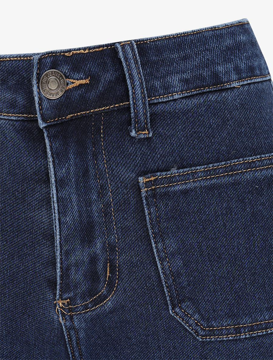4-zakken flare jeans - blauw - Image 3