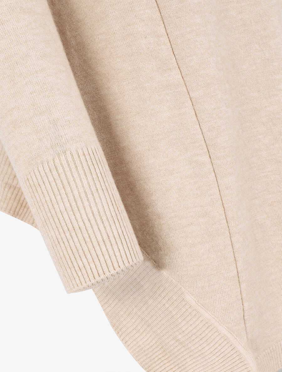 Basic gebreid vest - Beige - Image 3