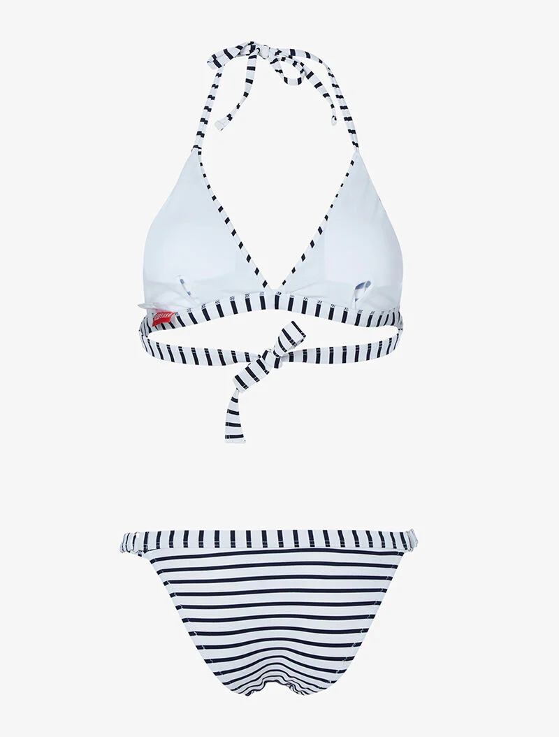 Gestreepte bikini - wit - Image 2