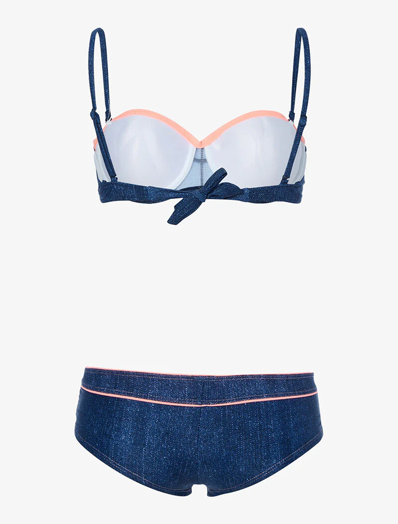 Bikini effect jeans - donker denim - Image 2