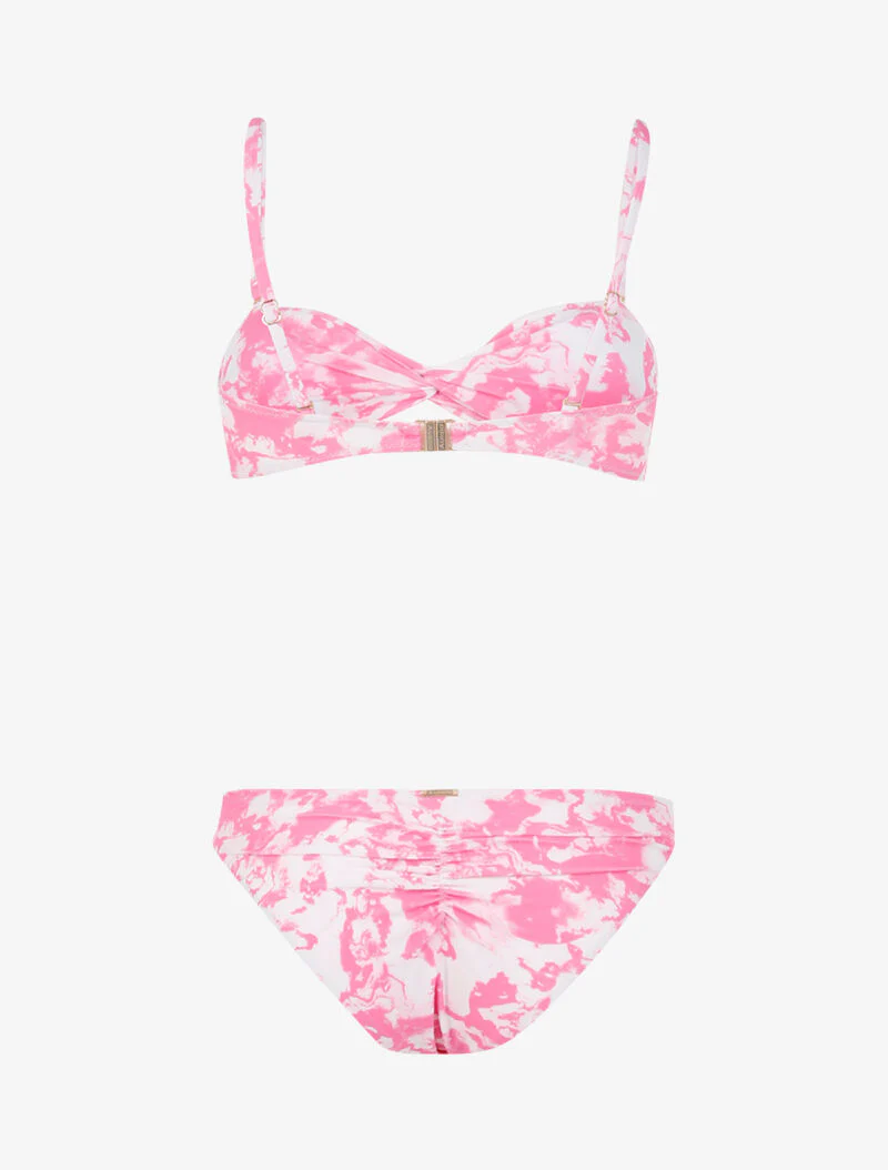 Bikini met vervaagde print - roze - Image 2