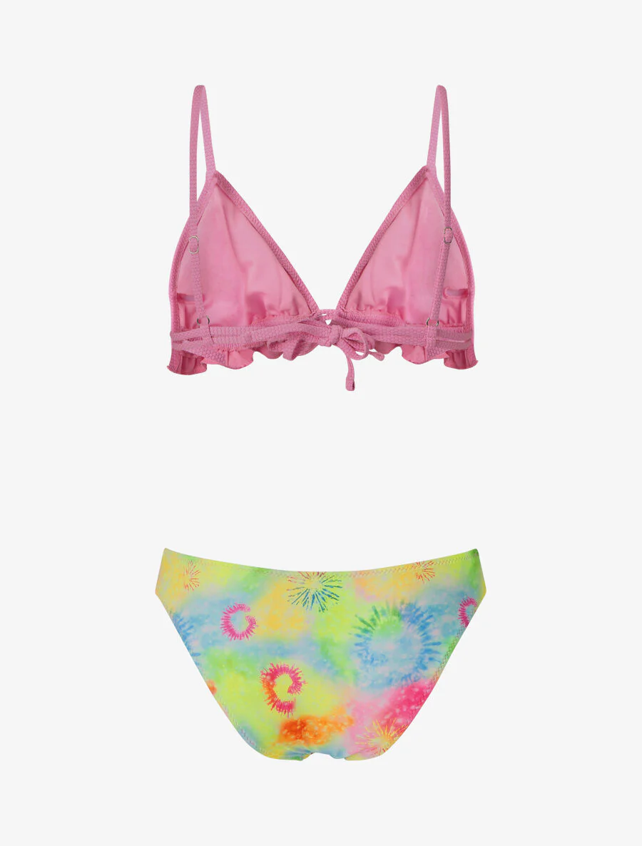 Ongelijk bikini tie and dye - Roze - Image 3