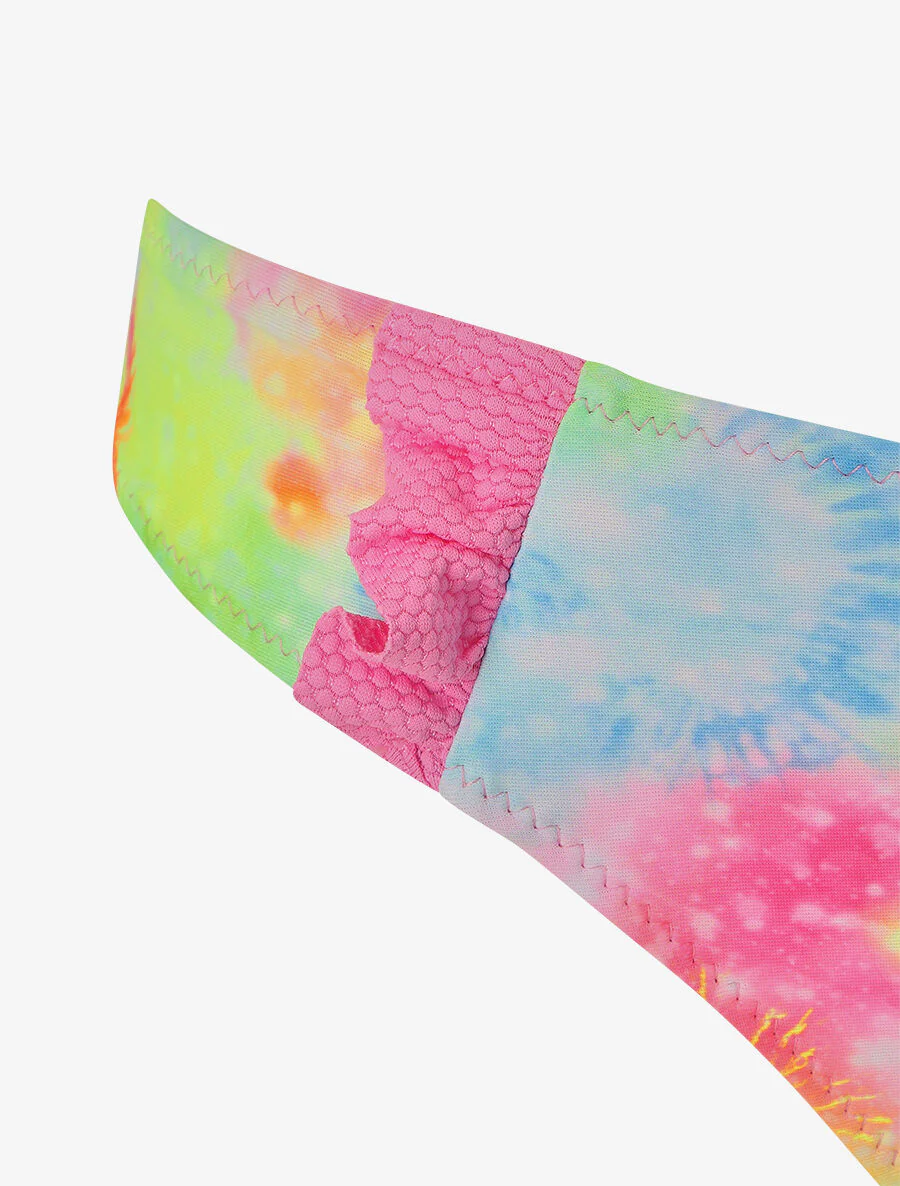 Ongelijk bikini tie and dye - Roze - Image 4