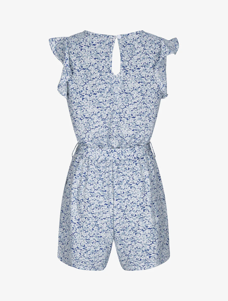 Bloemenprint jumpsuit - Blauw - Image 2