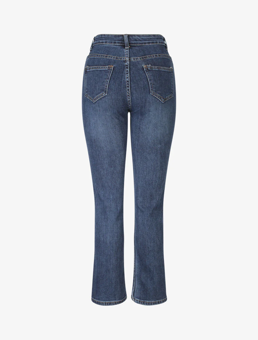 Bootcut jeans met standaard taille - Blauw - Image 2