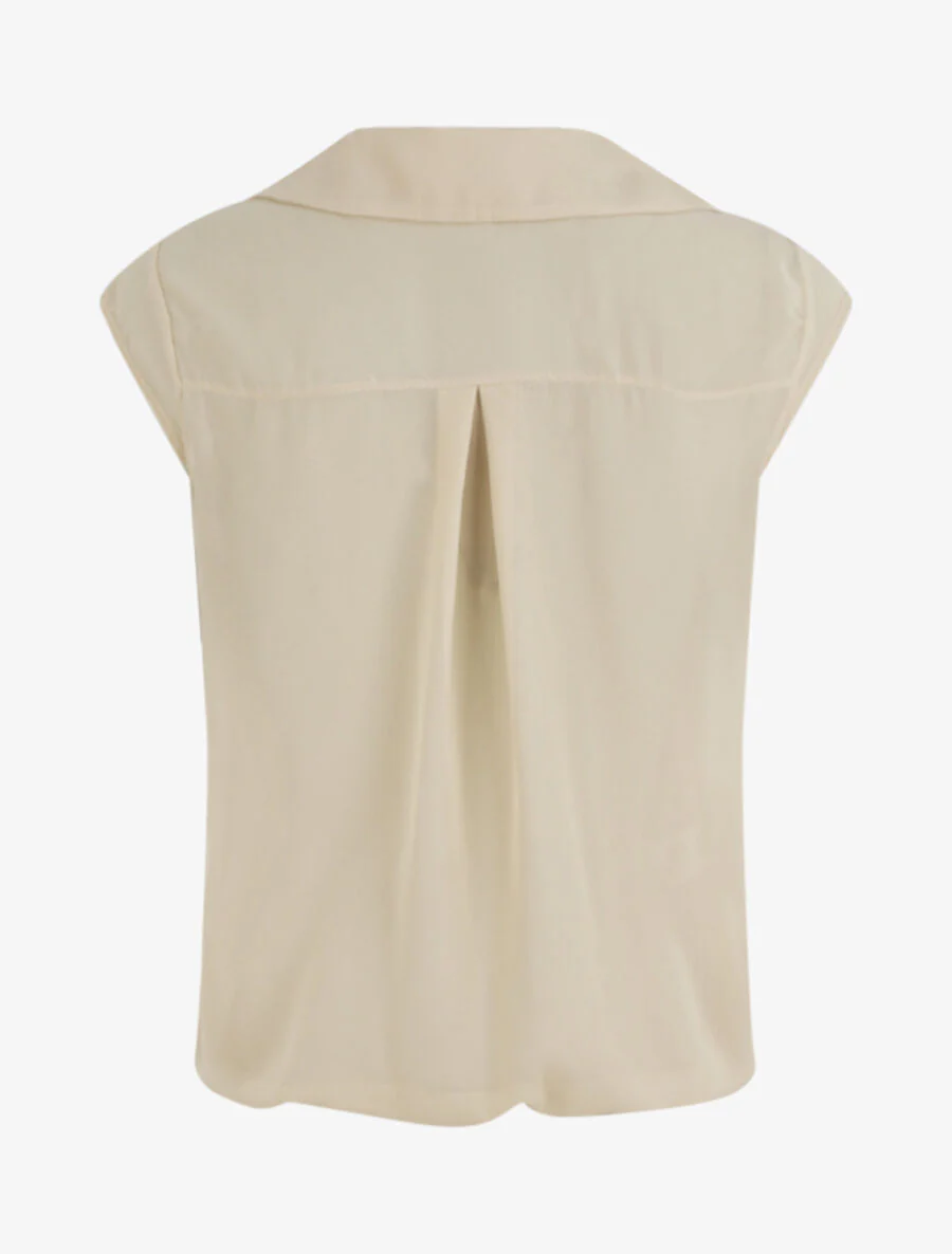 Bovenste elastische broek - Beige - Image 2