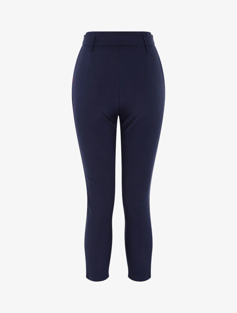 Effen 7/8 broek - marineblauw - Image 2