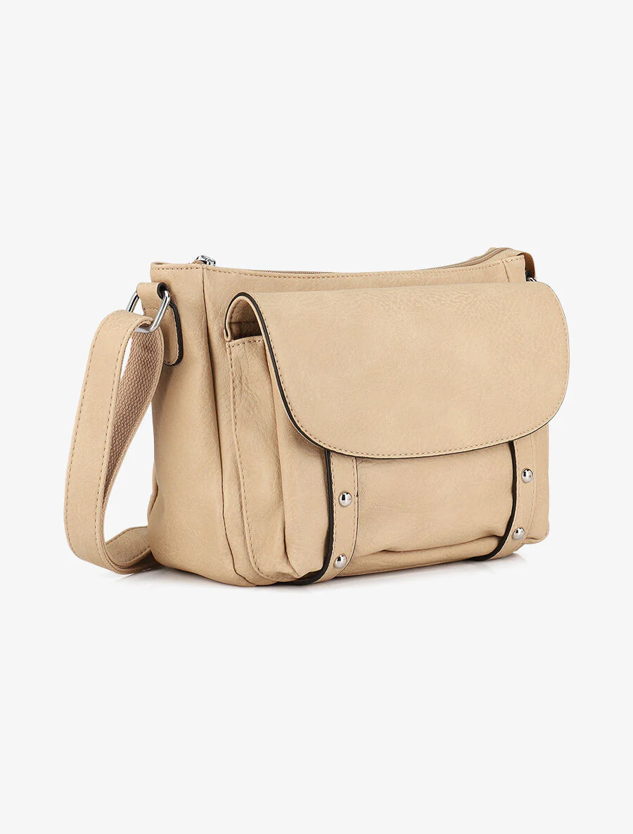 Célia schoudertas - Taupe - Image 3