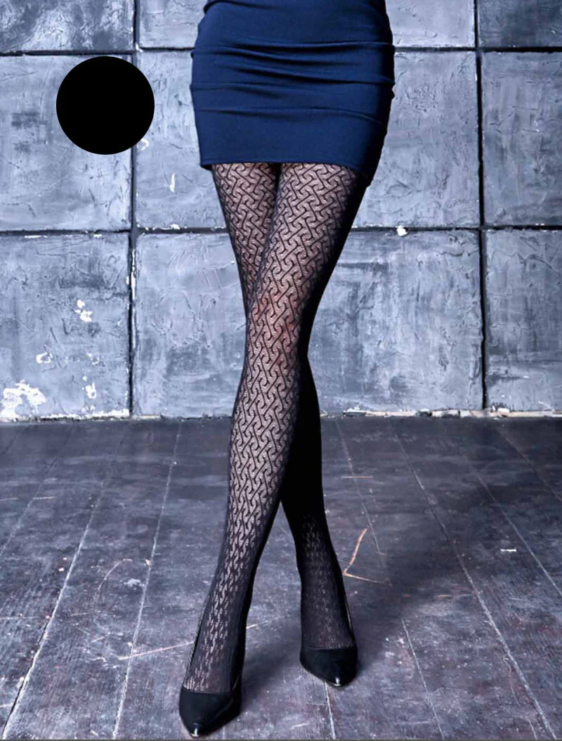 Ajour Panty 60 - zwart