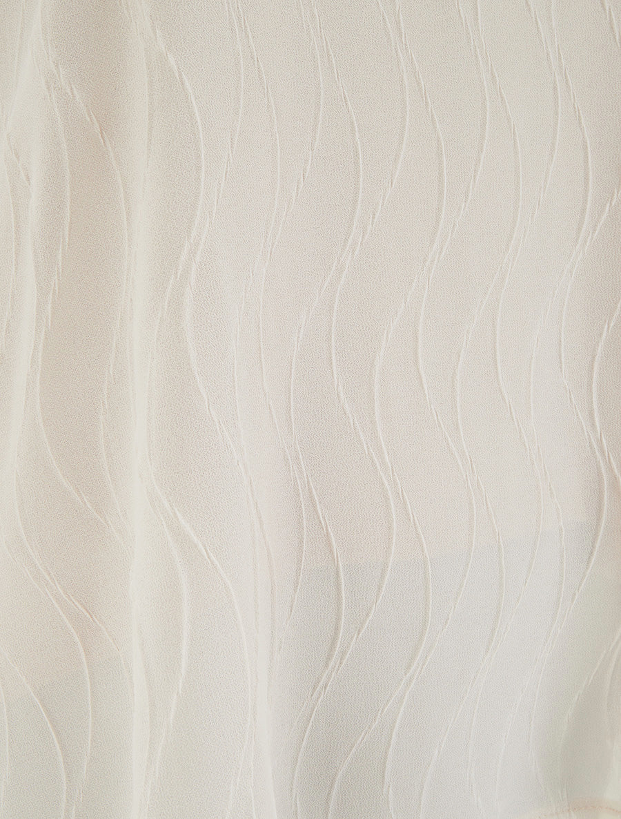 Effen en gestructureerd vest - Beige - Image 3