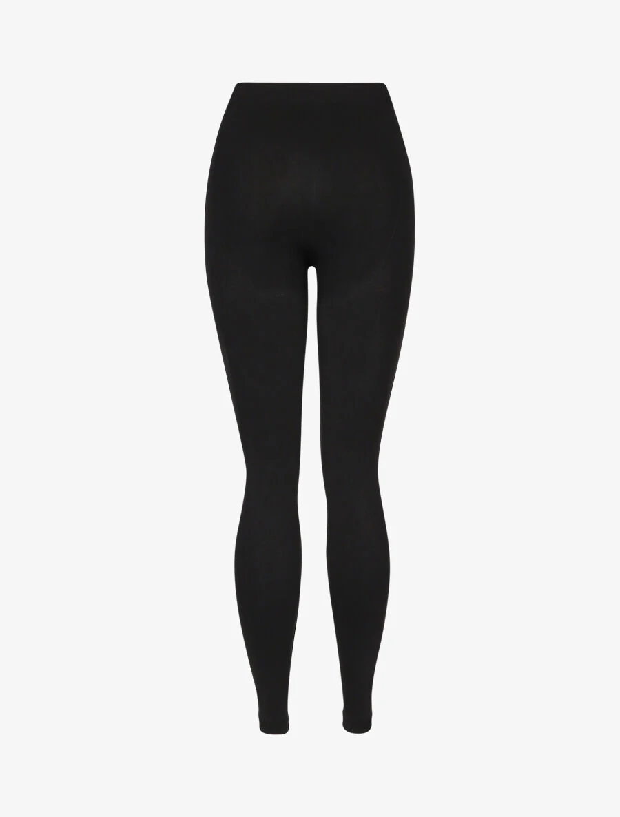 Effen leggings 1200 deniers - Zwart - Image 2