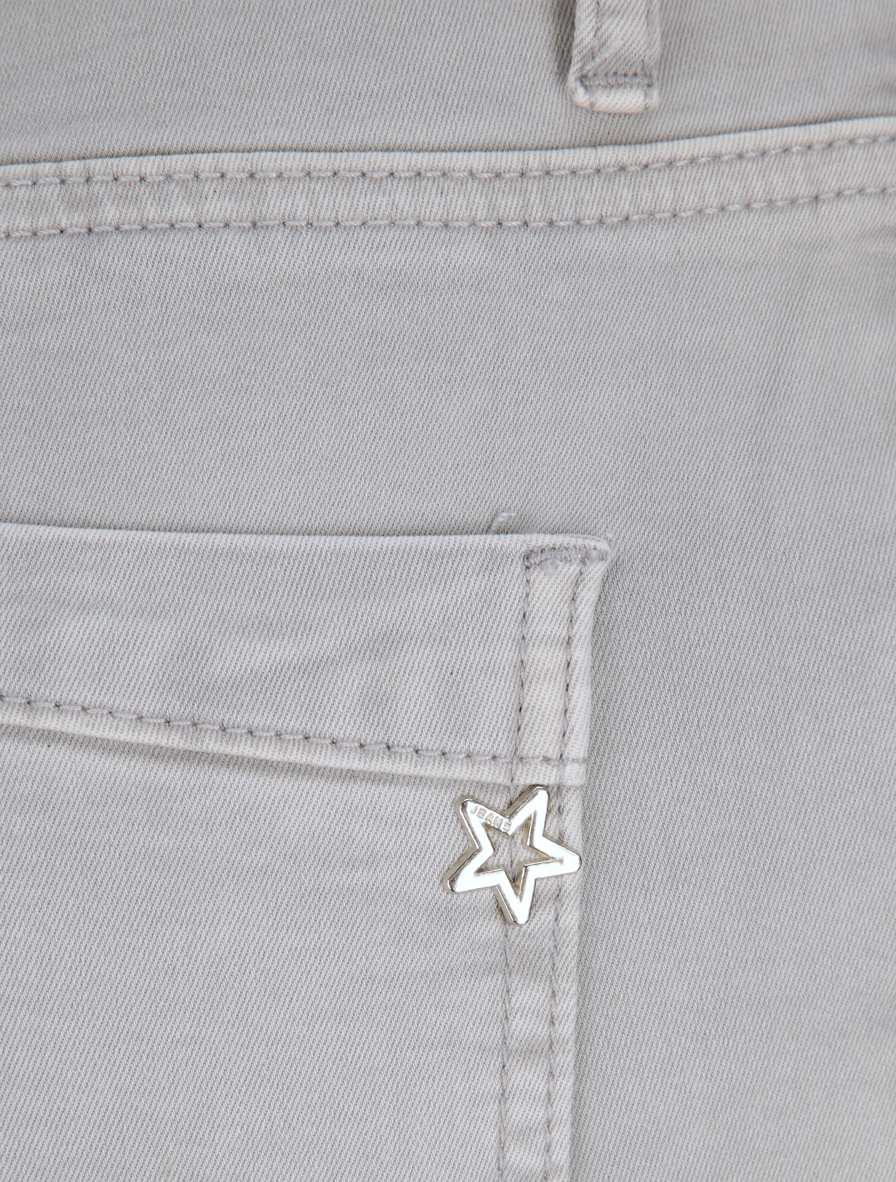Effen rechte broek - Grijs - Image 3
