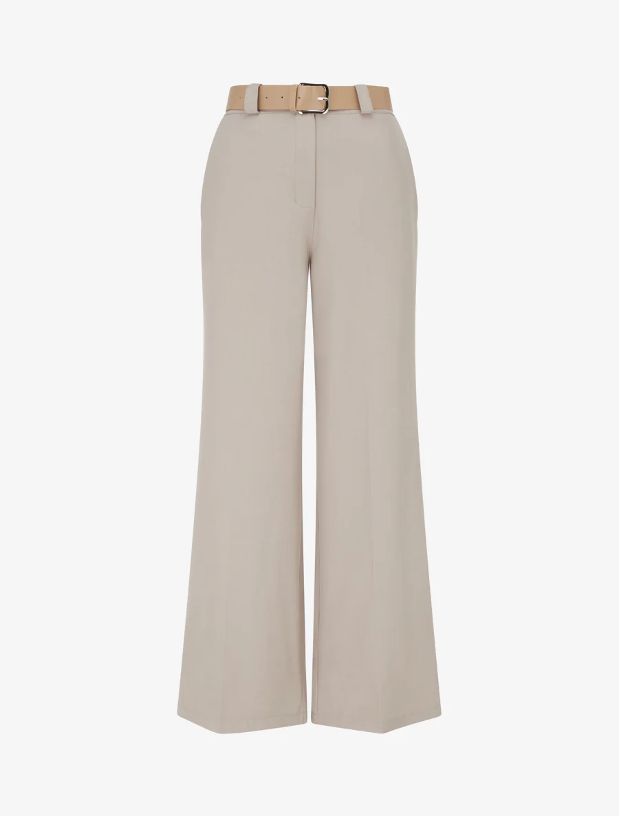 Effen rechte elastische broek - Mol