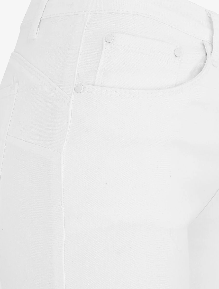 Effen skinny jeans - wit - Image 3