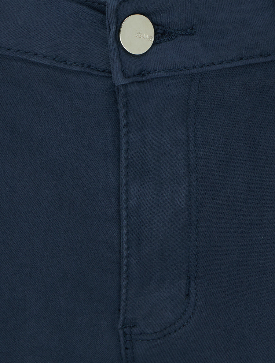 Effen skinny jeans met normale taille - Marine - Image 3