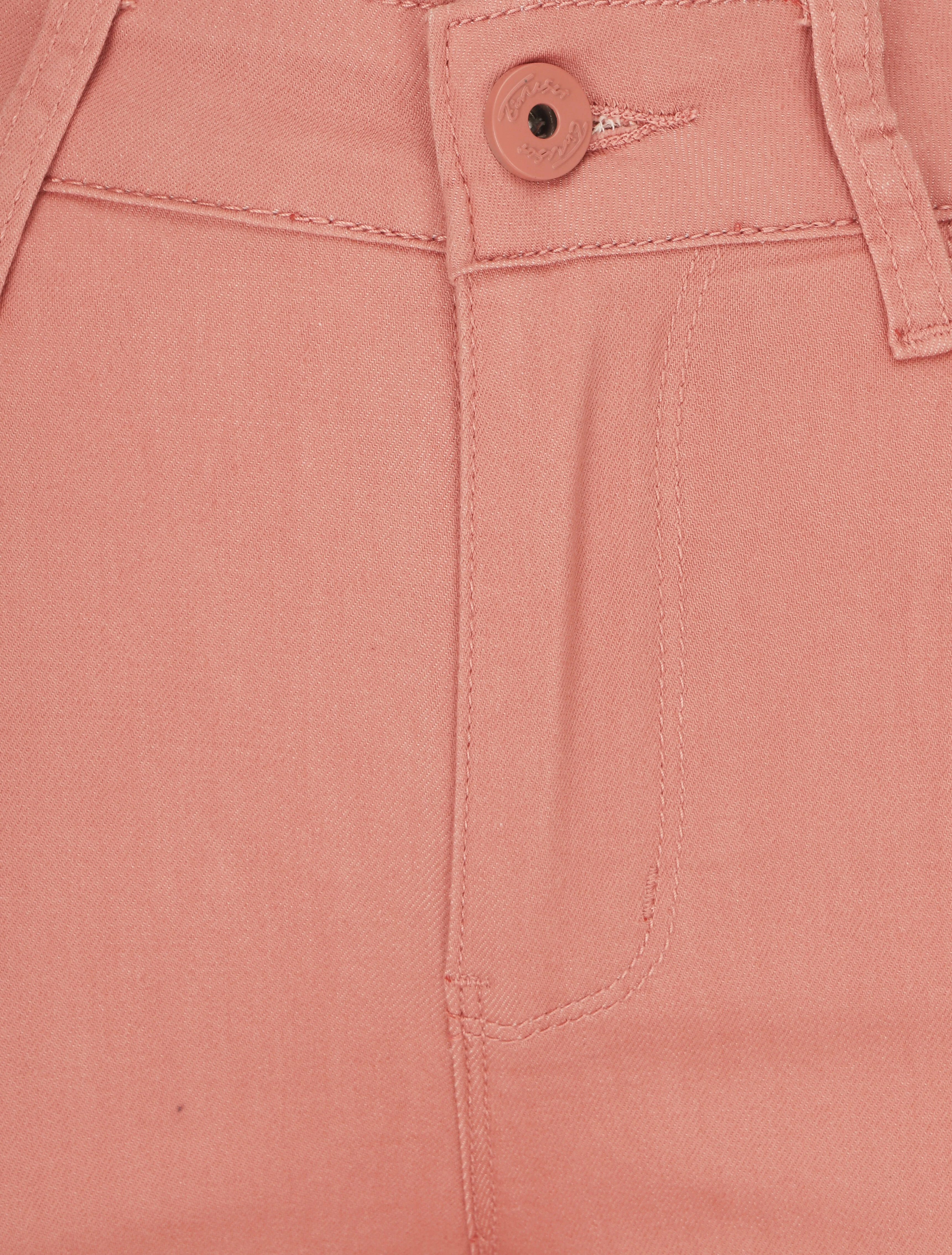 Effen skinny push up jeans - zalmroze - Image 3