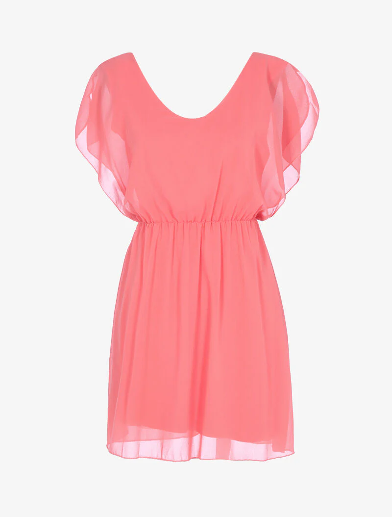 Zwierjurk in voile - roze