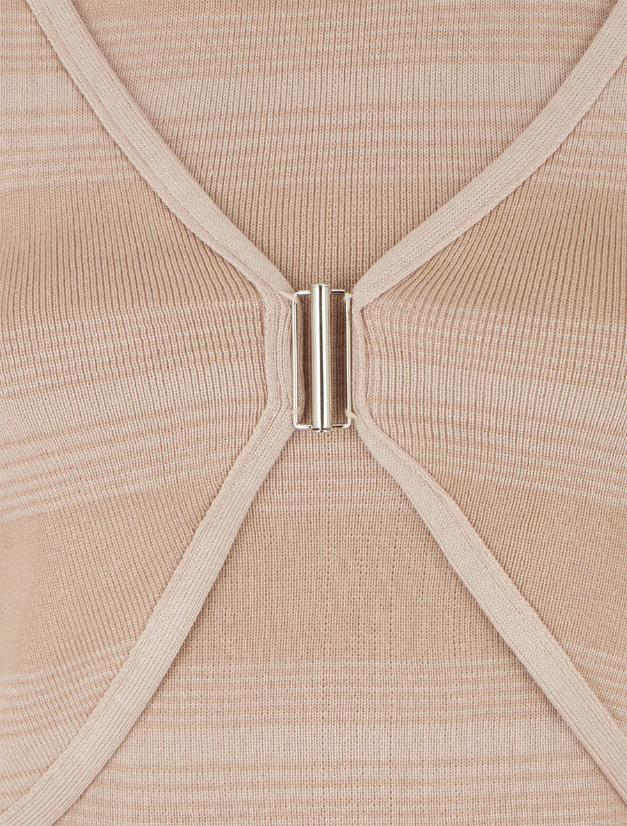 Gestreepte bolero-en-topset - Mol - Image 3
