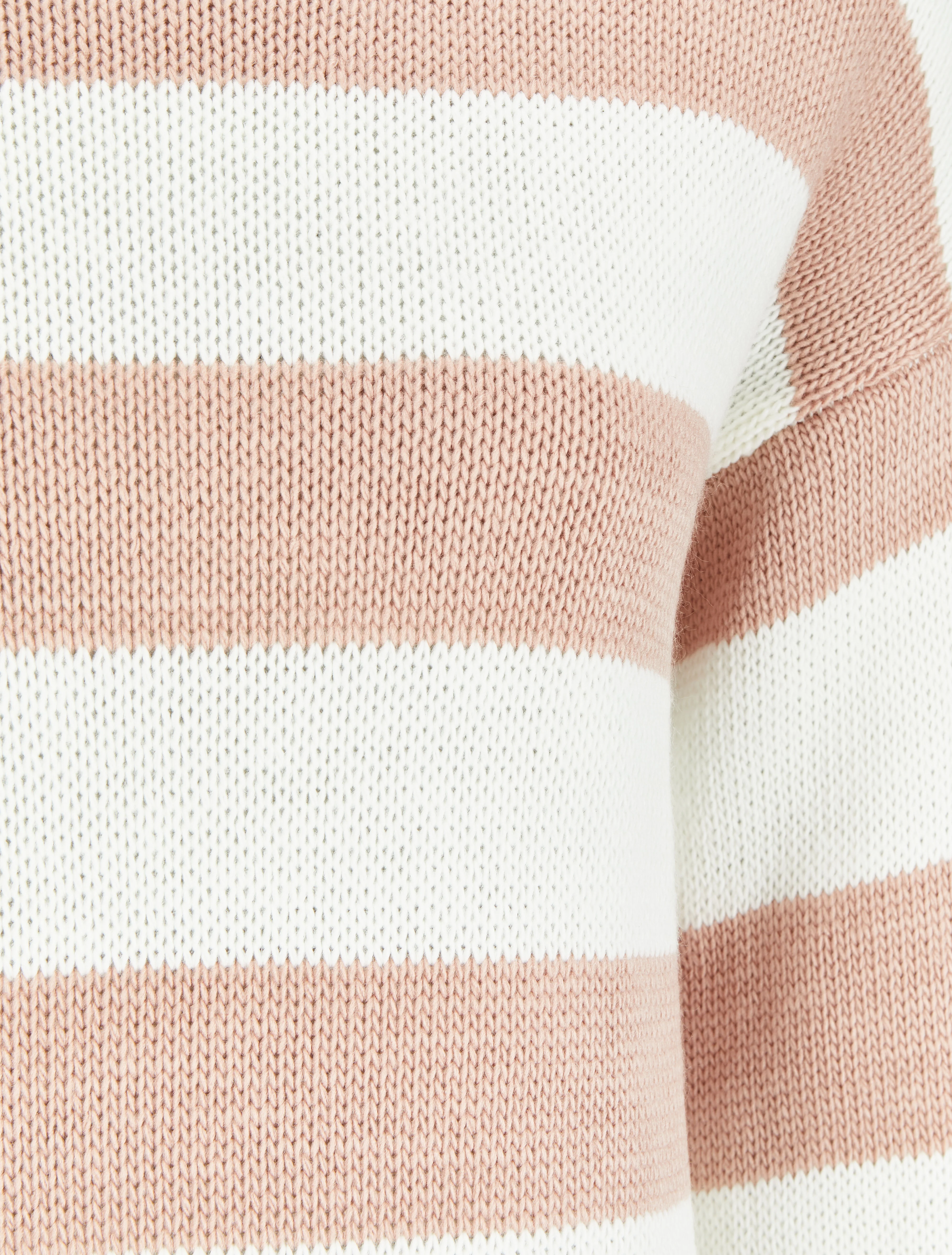 Gestreepte trui - Roze/wit - Image 3