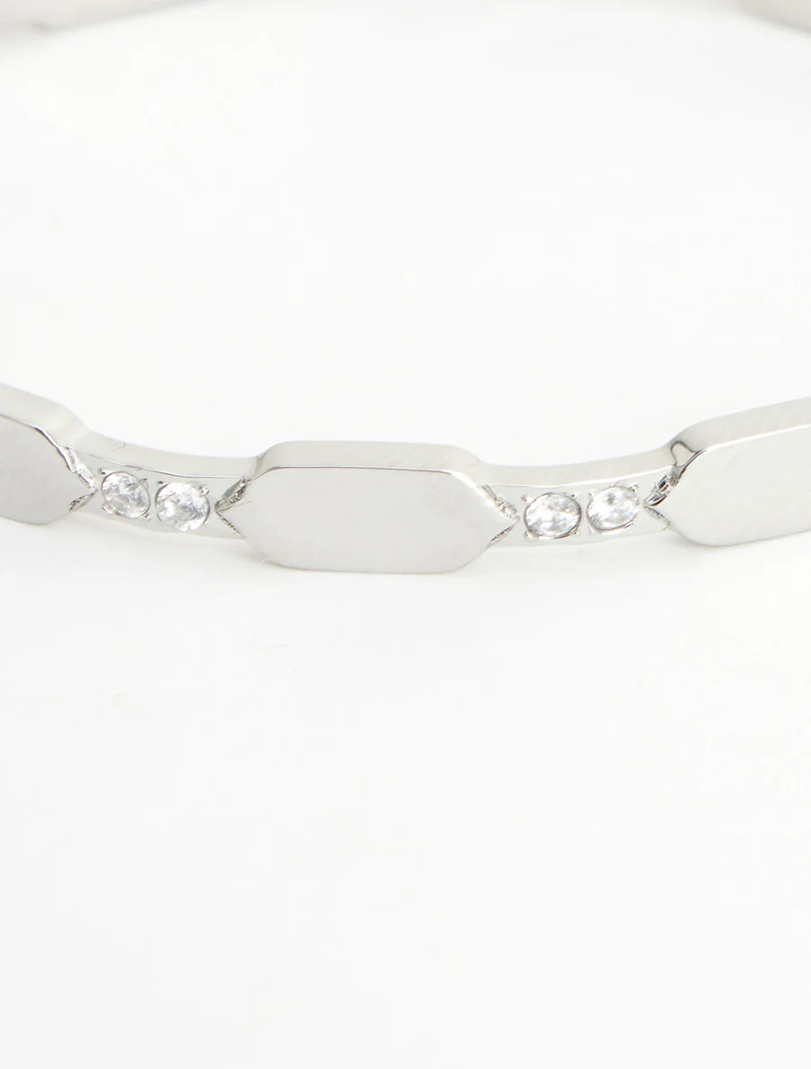 Getande armband met strass - Geld - Image 3