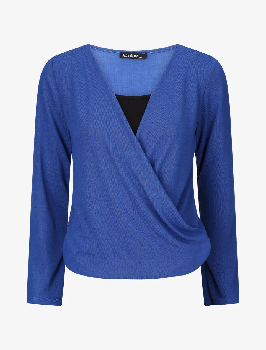 Gevoerde hoodie - Elektrisch blauw