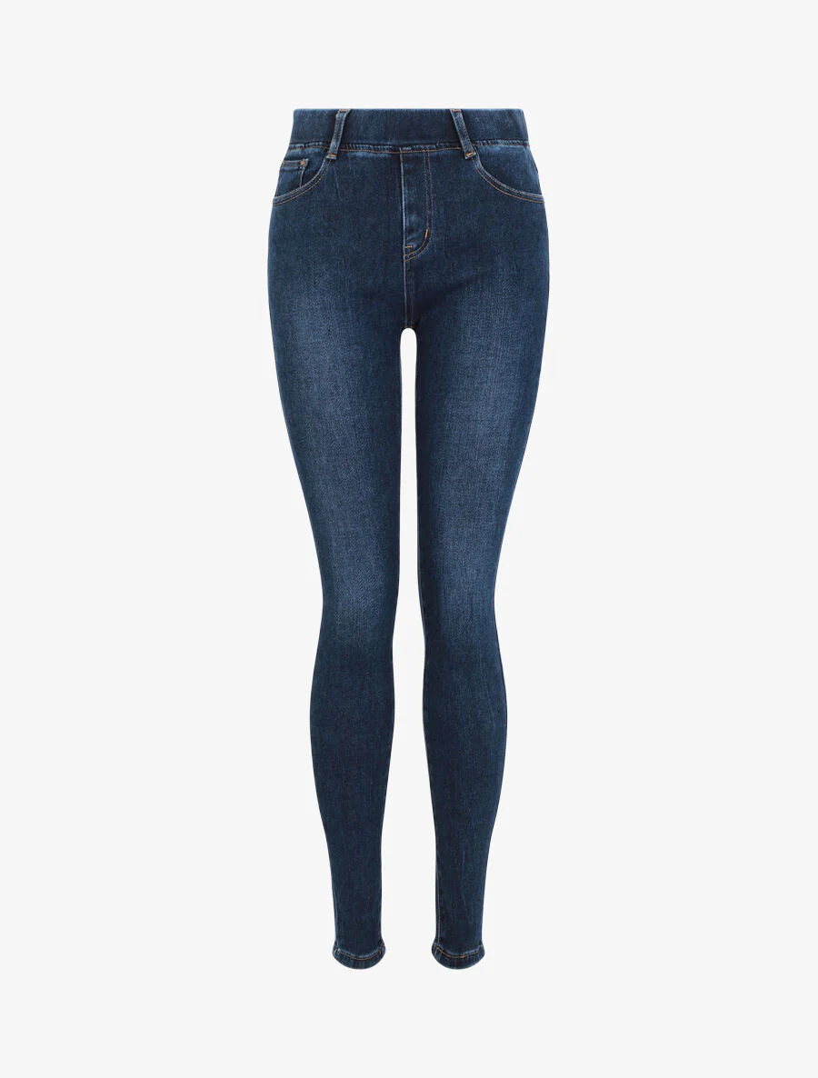 Skinny fit grote maat jegging - Blauw