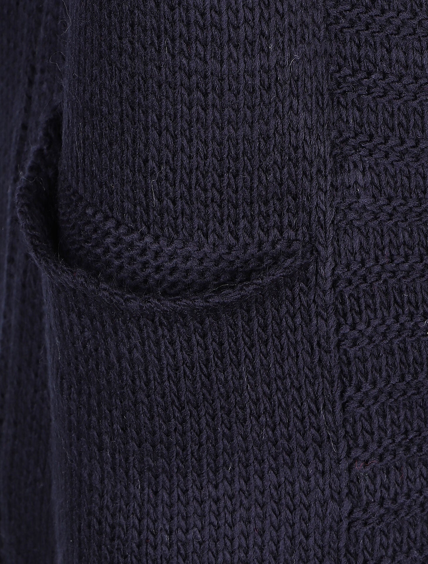 Halflange colshawlvest - Marine - Image 3