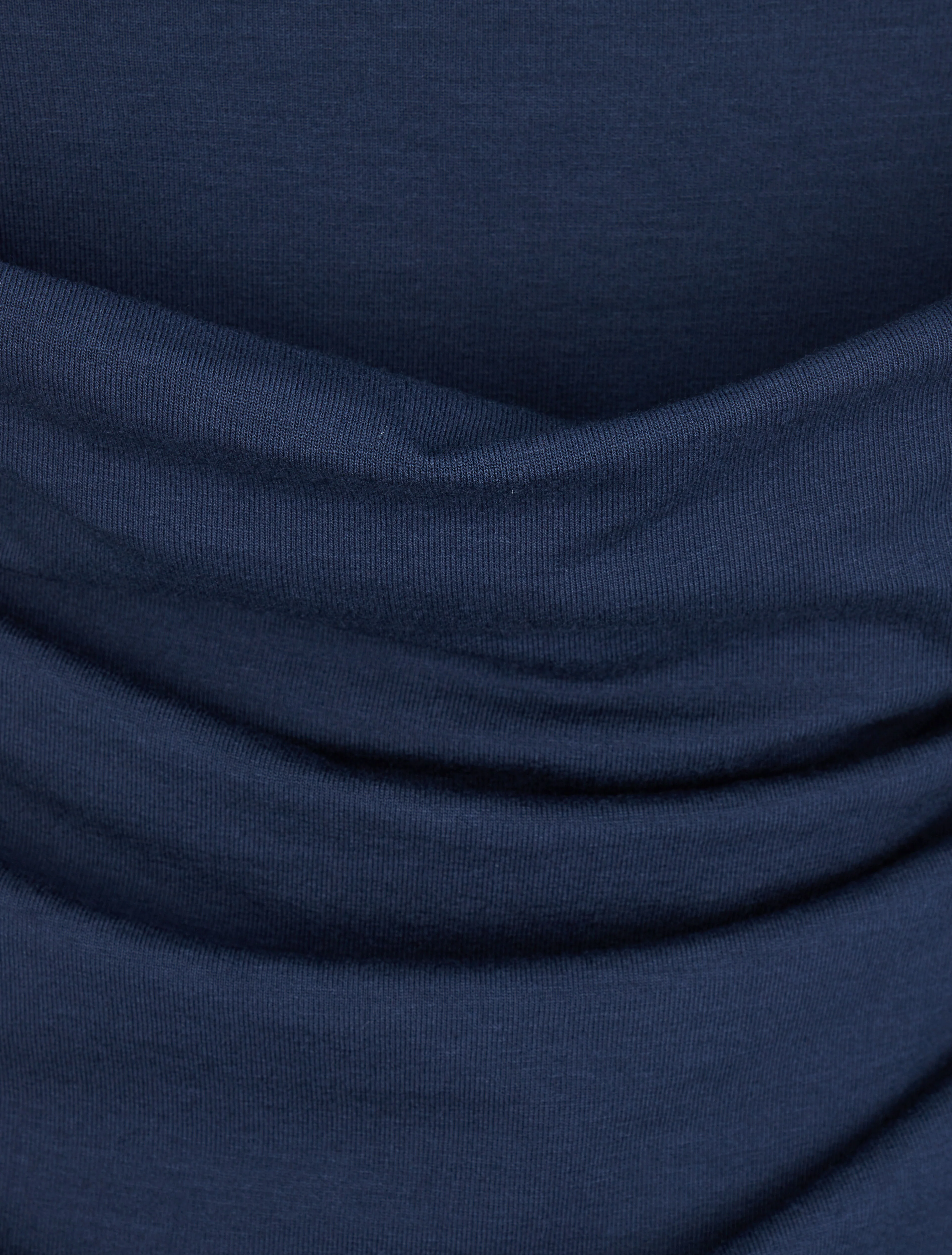 Halterjurk met watervalhals - Marineblauw - Image 3