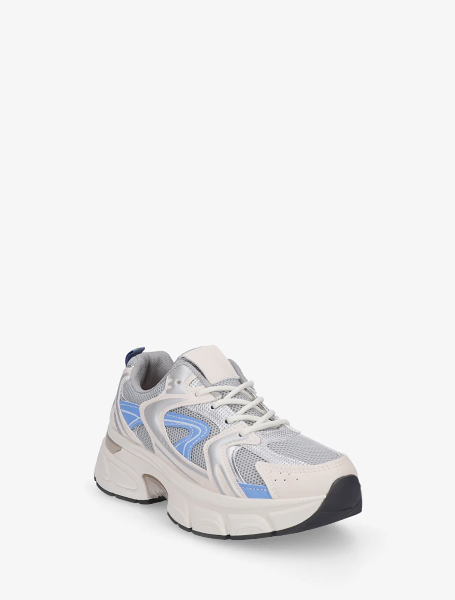 Hardloopschoenen van canvas stijl - Grijs - Image 2