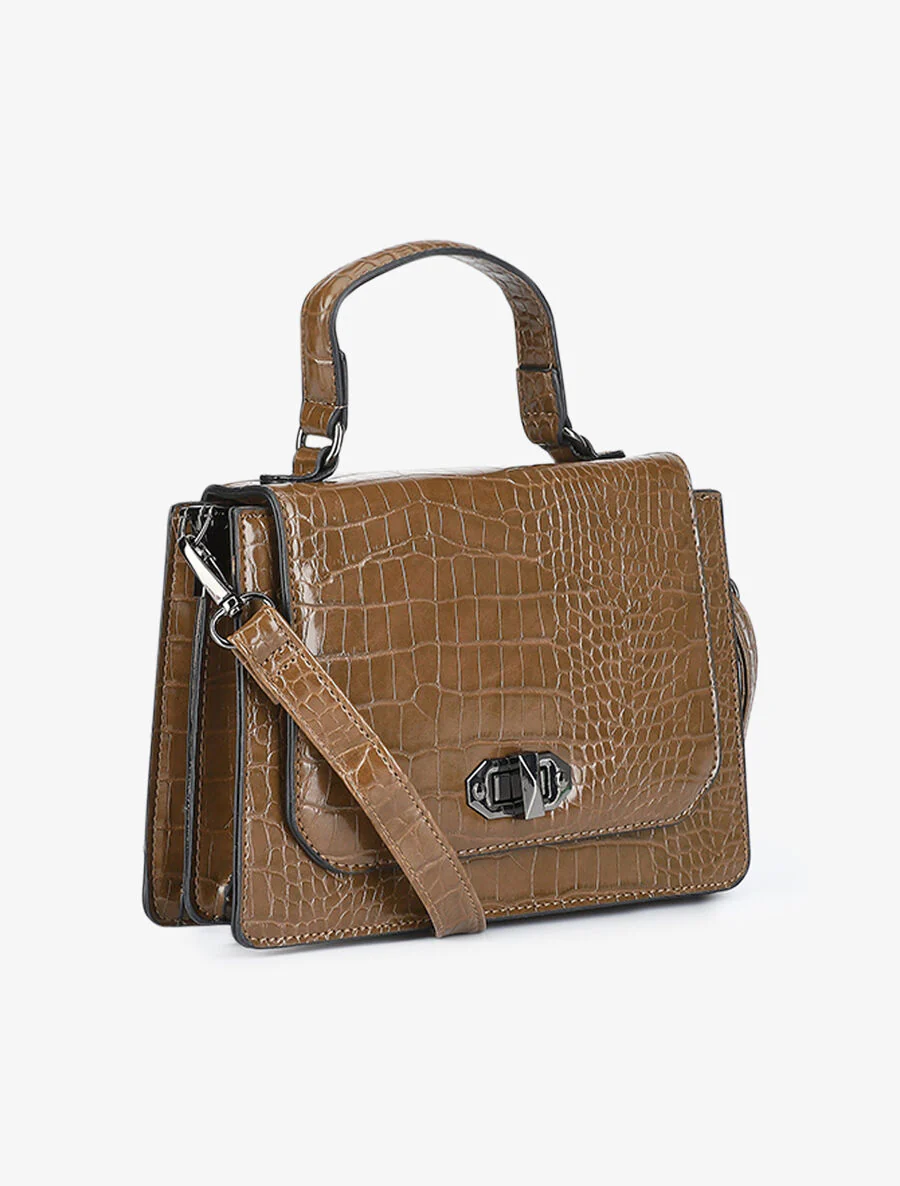 Jana schoudertas - Taupe - Image 2