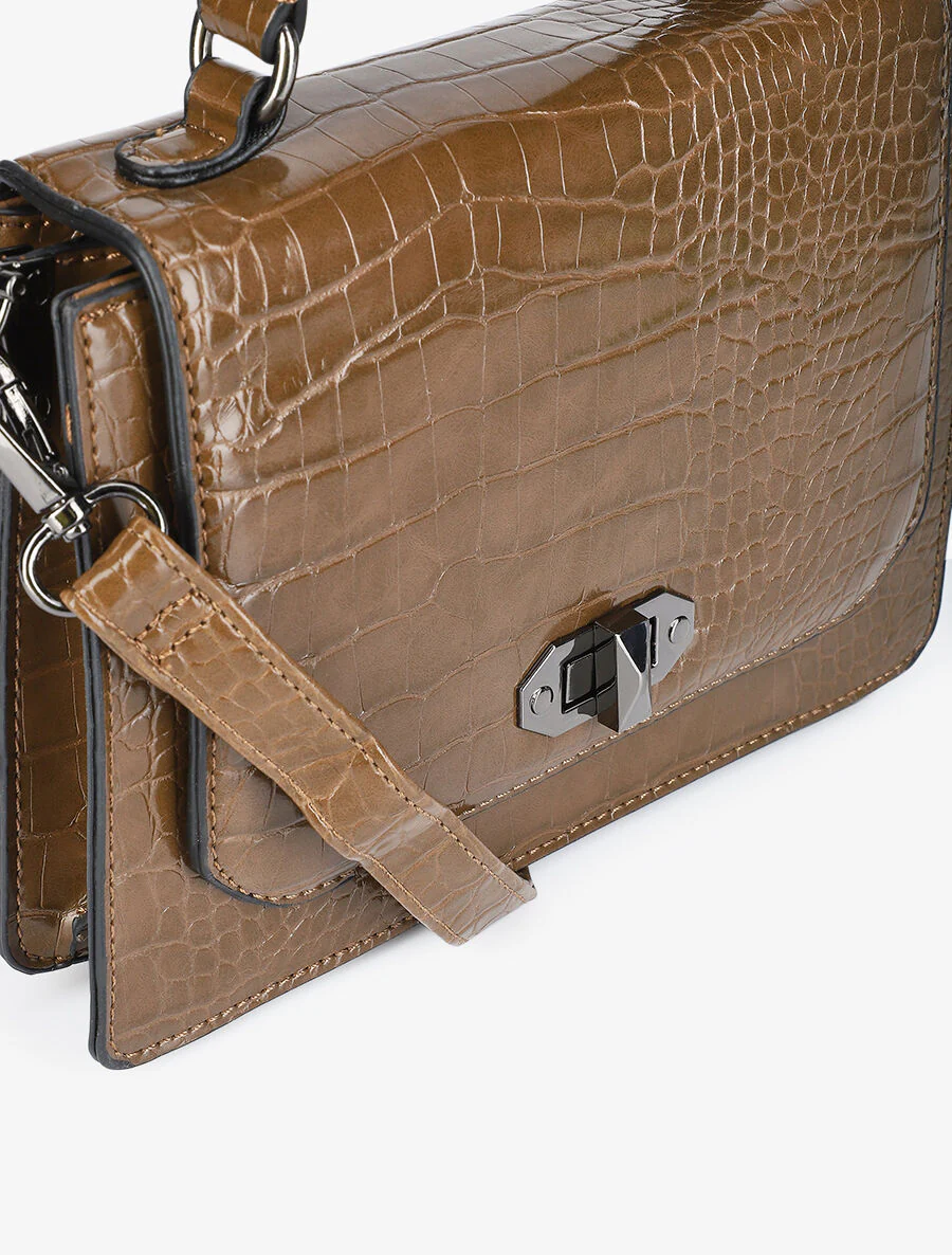 Jana schoudertas - Taupe - Image 4