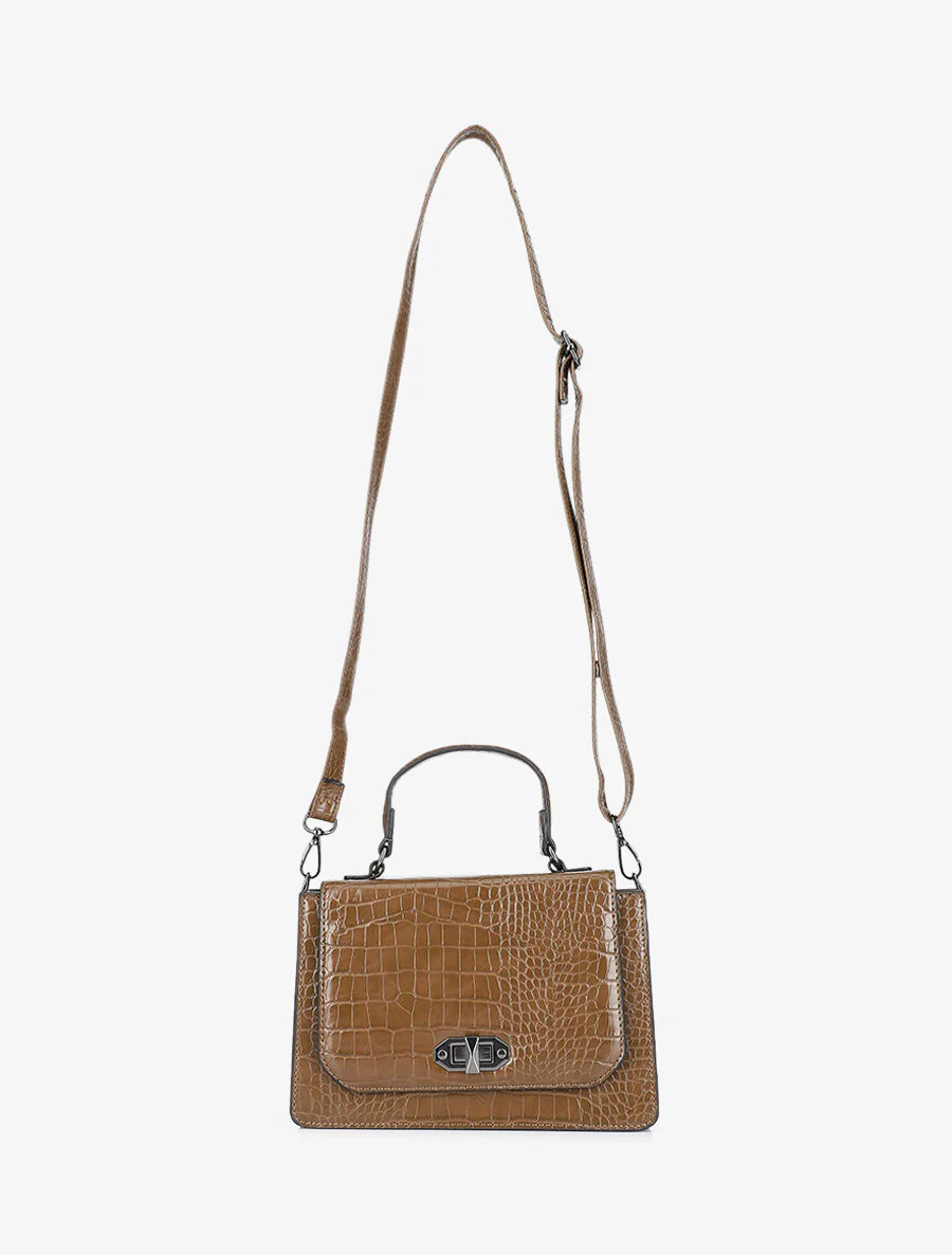 Jana schoudertas - Taupe - Image 5
