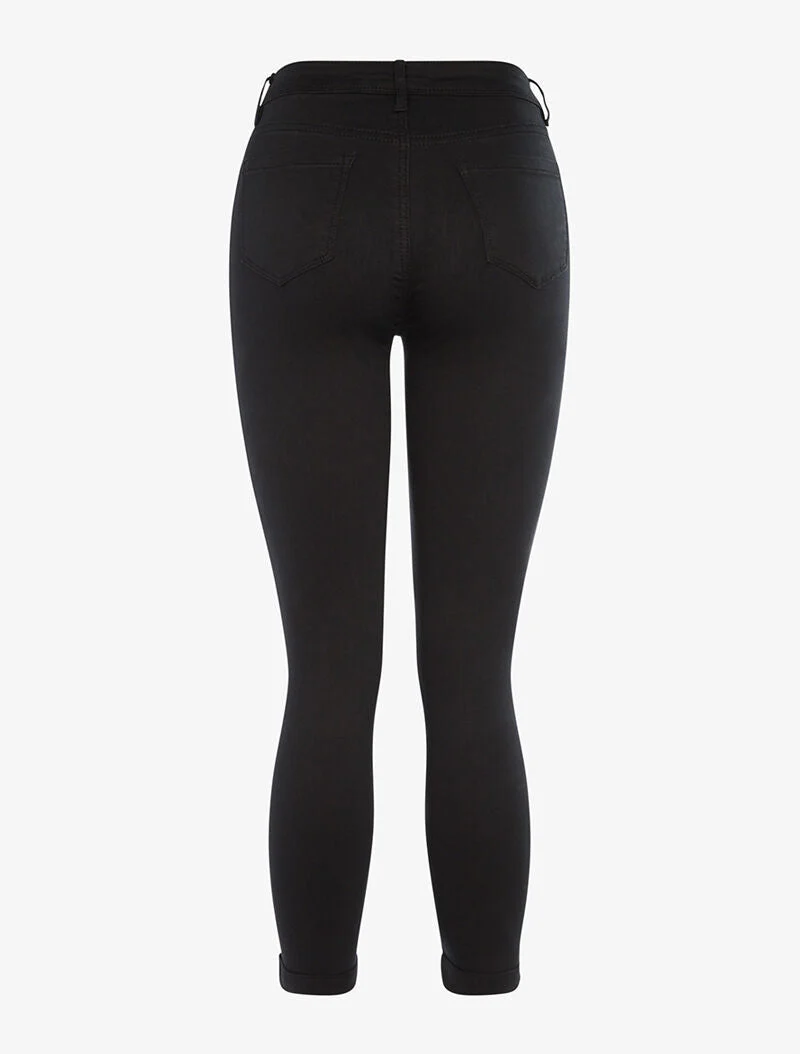 Jean 7/8 uni basic - zwart - Image 2