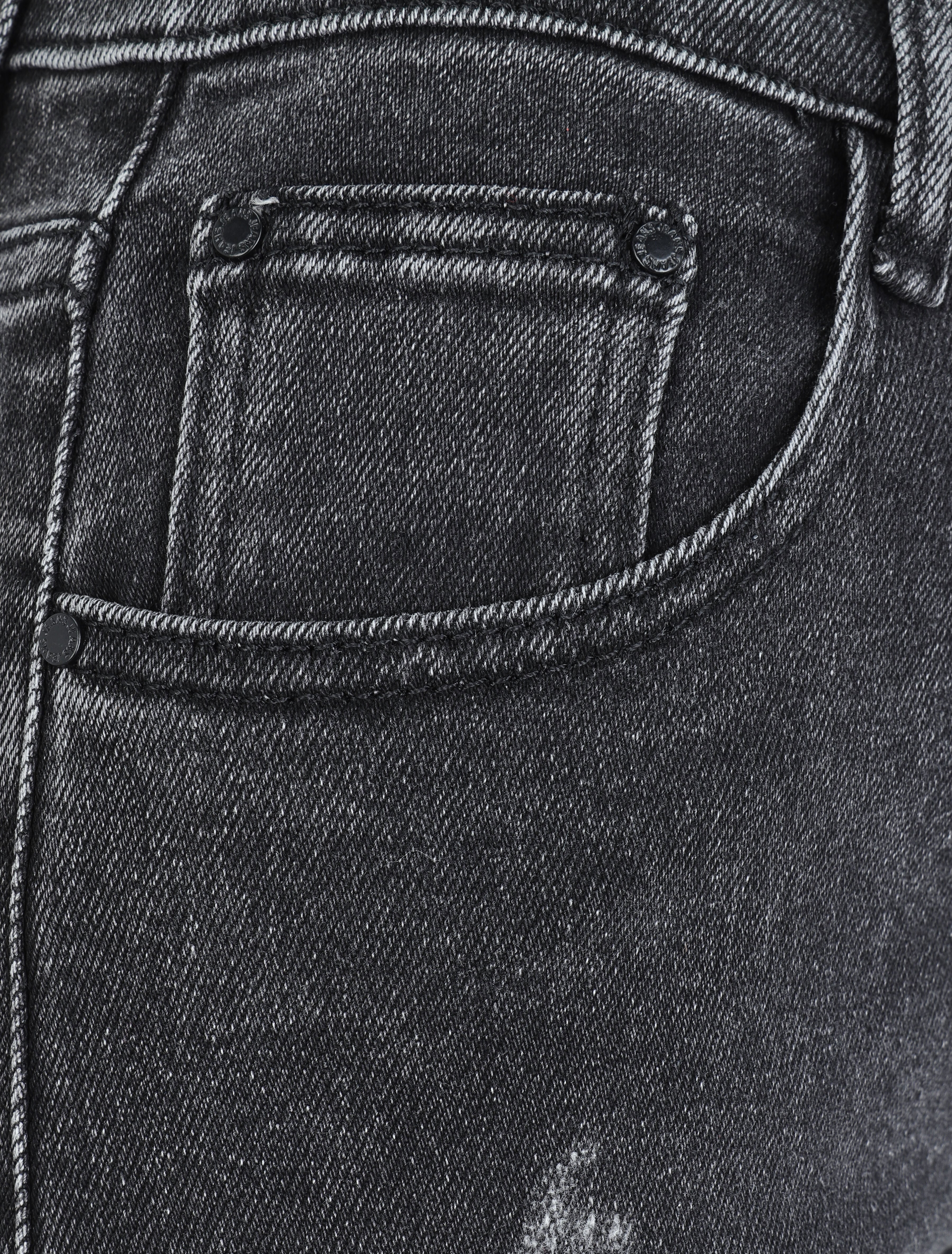 Jean heeft krassen op zijn kleding - Donkergrijs - Image 4
