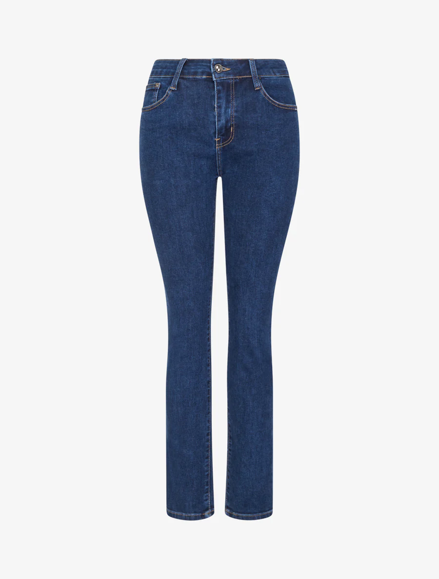 Jean met een hoge taille, casual. - Denim