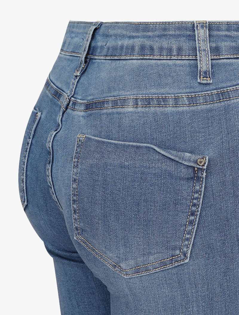 Jean met standaard taille en skinny pasvorm - Lichtblauw - Image 3