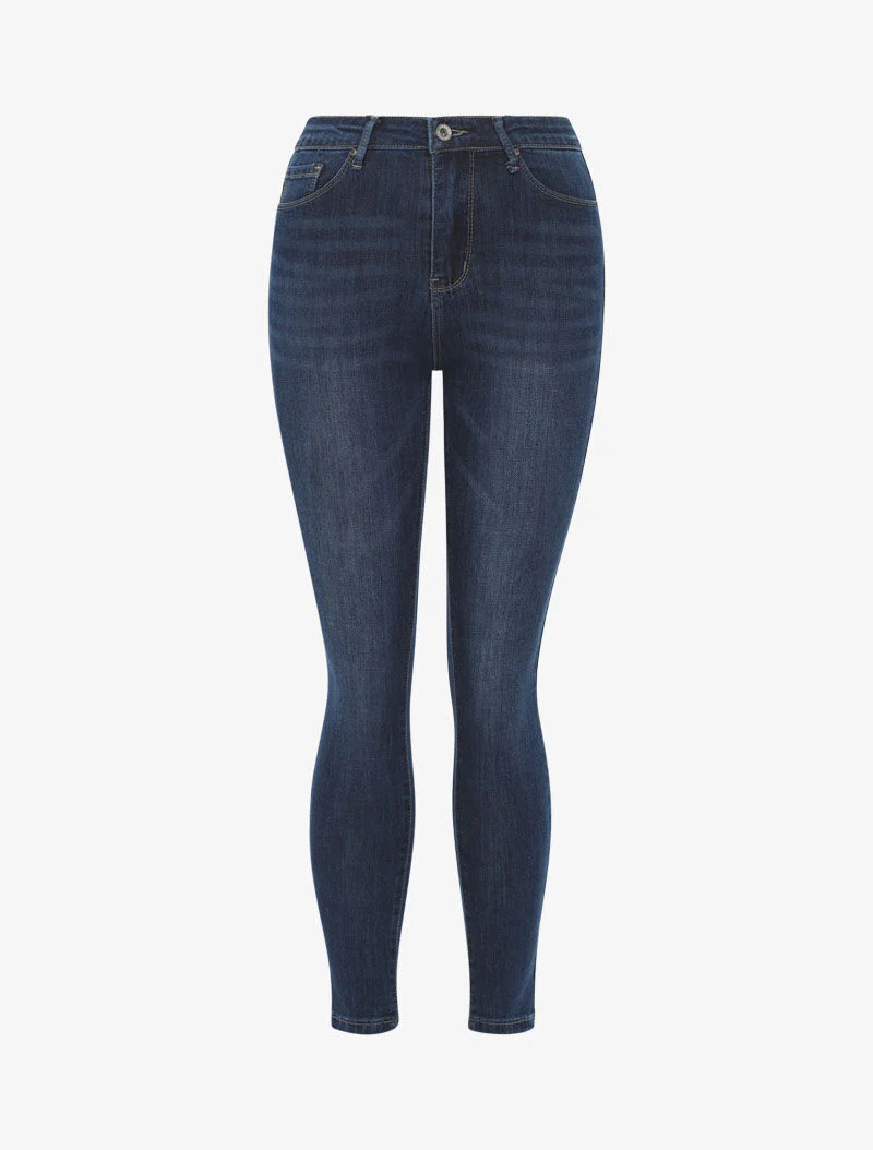 Basis skinny jeans - blauw denim - Image 3