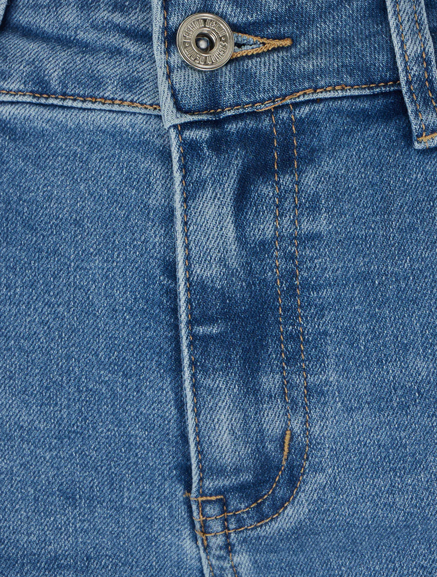 Jean standaard skinny fit - Blauw - Image 3