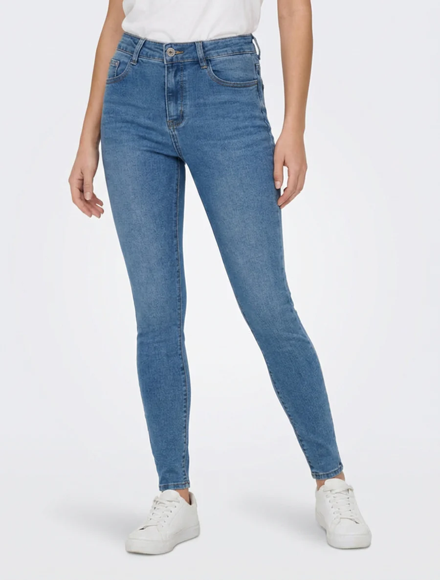 Jean standaard skinny fit - Blauw - Image 4