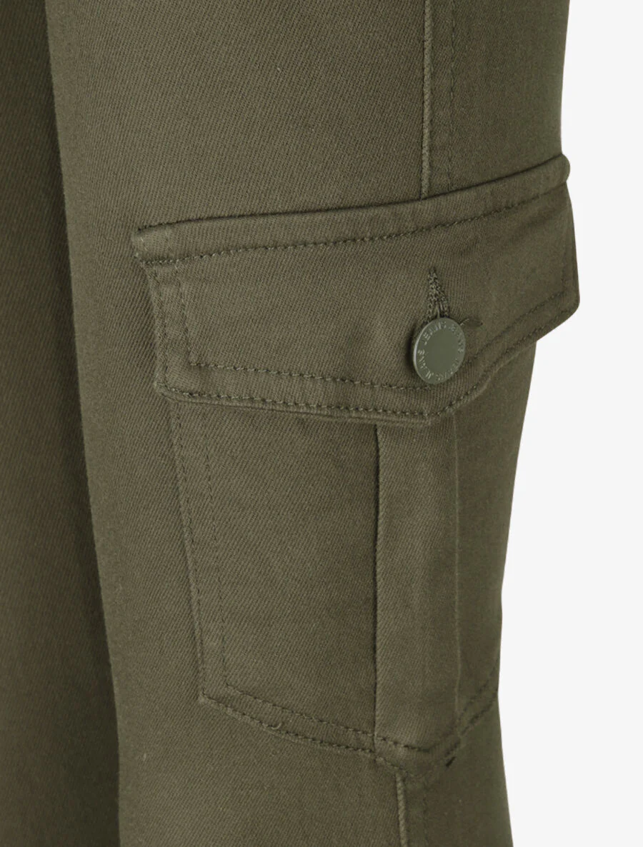 Slim fit cargo jeans - Khaki - Image 3