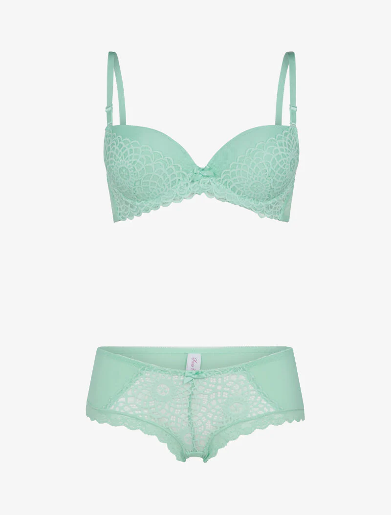 Kant- en netset - mintgroen - lichtgroen