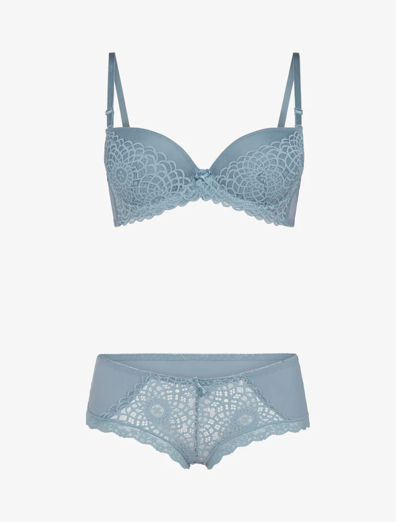 Kant-en-net set - blauw