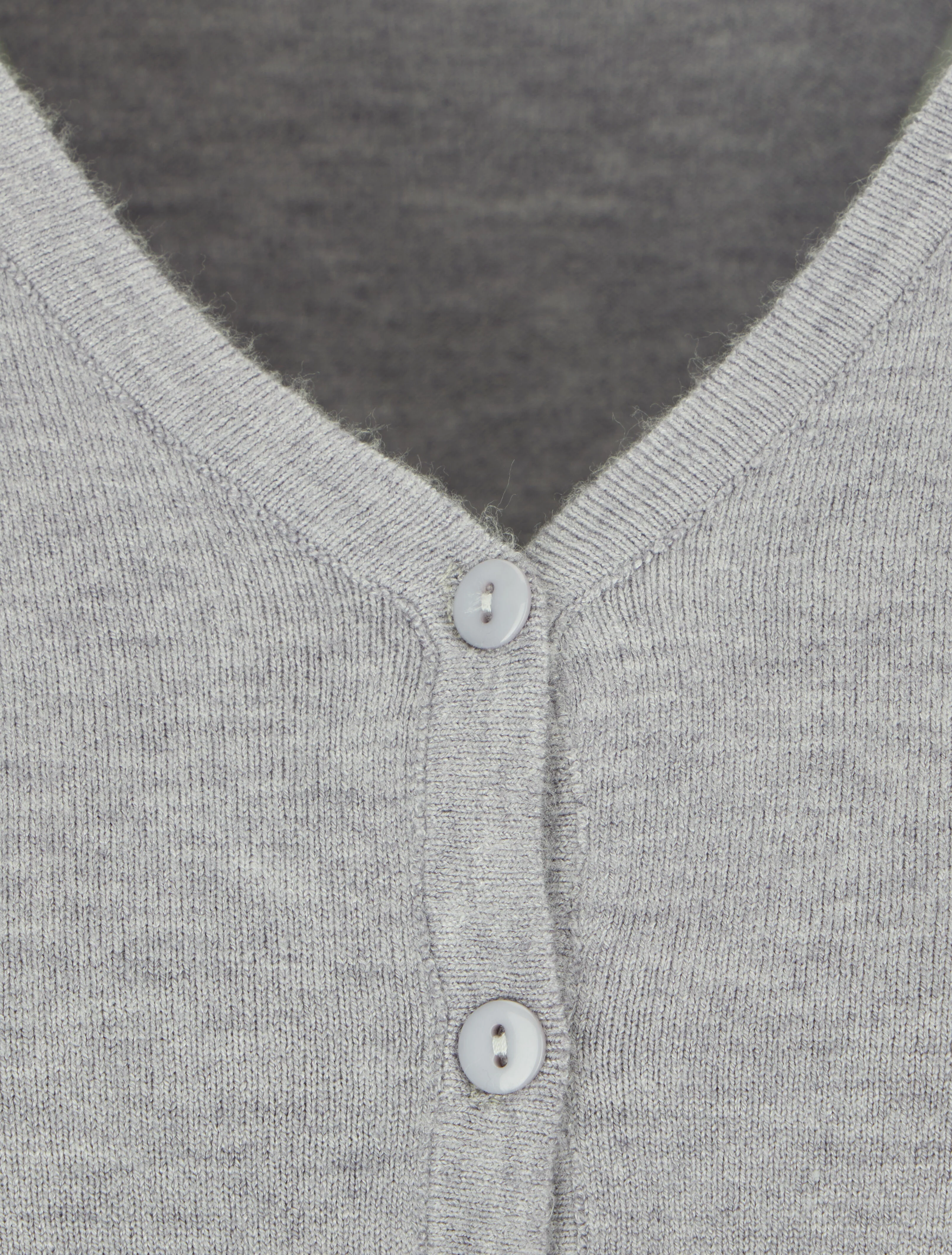 Klassiek vest met V-hals - Grijs - Image 3