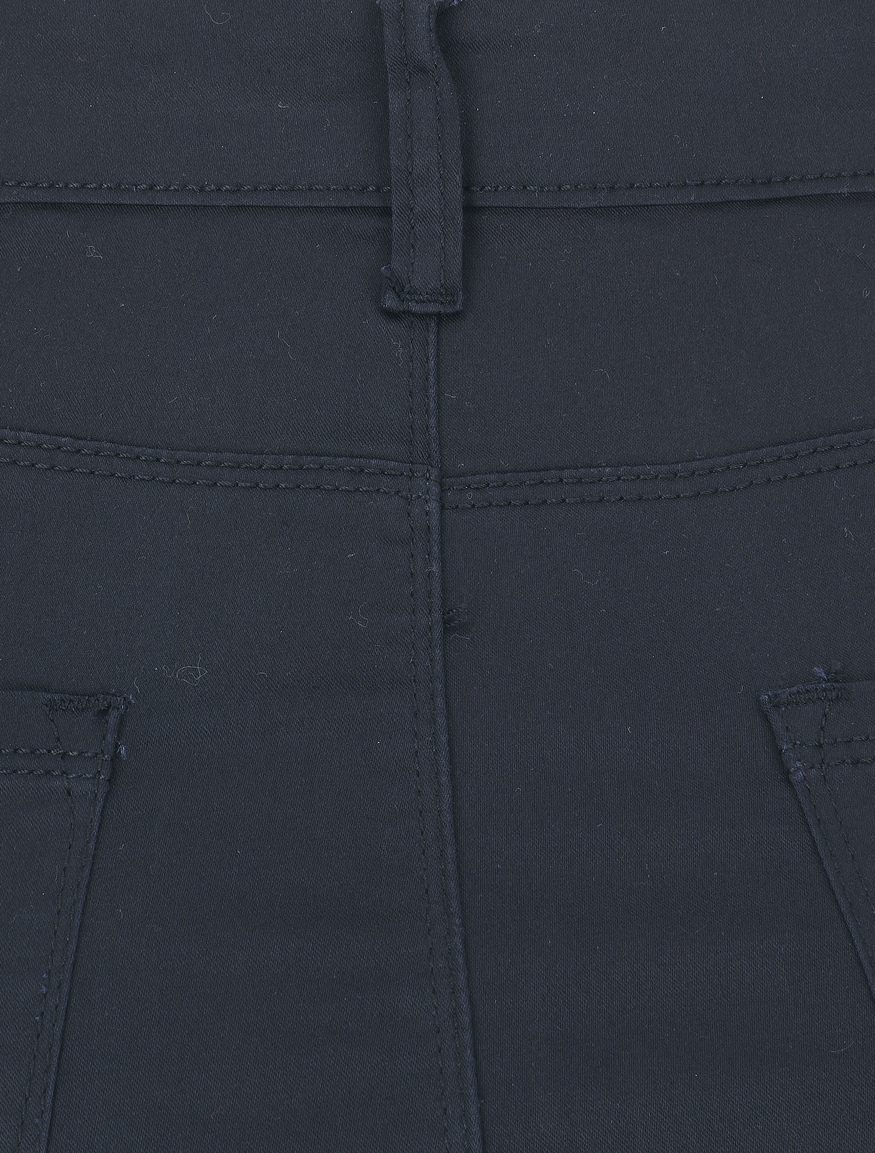 Klassieke effen rechte rok - Marineblauw - Image 3