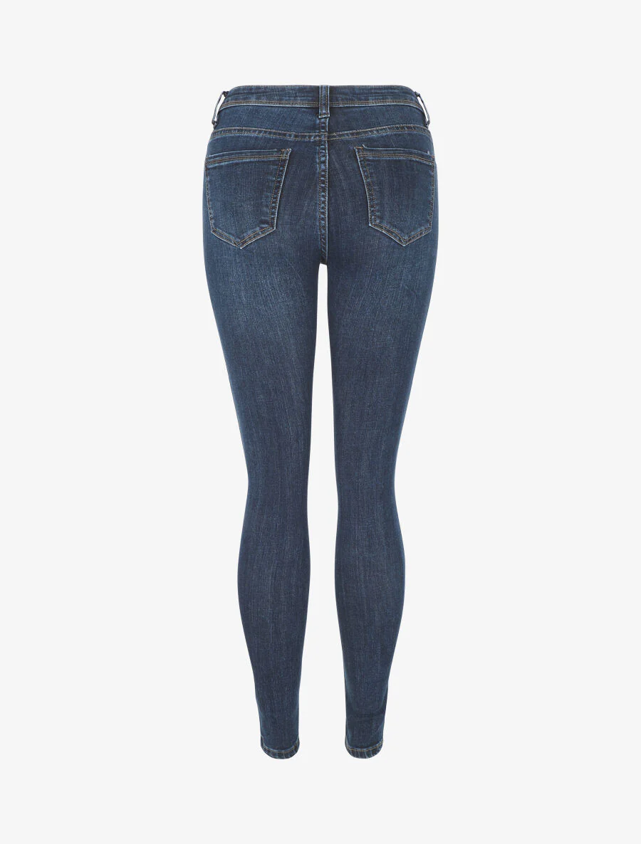 Klassieke skinny jeans - blauw - Image 2