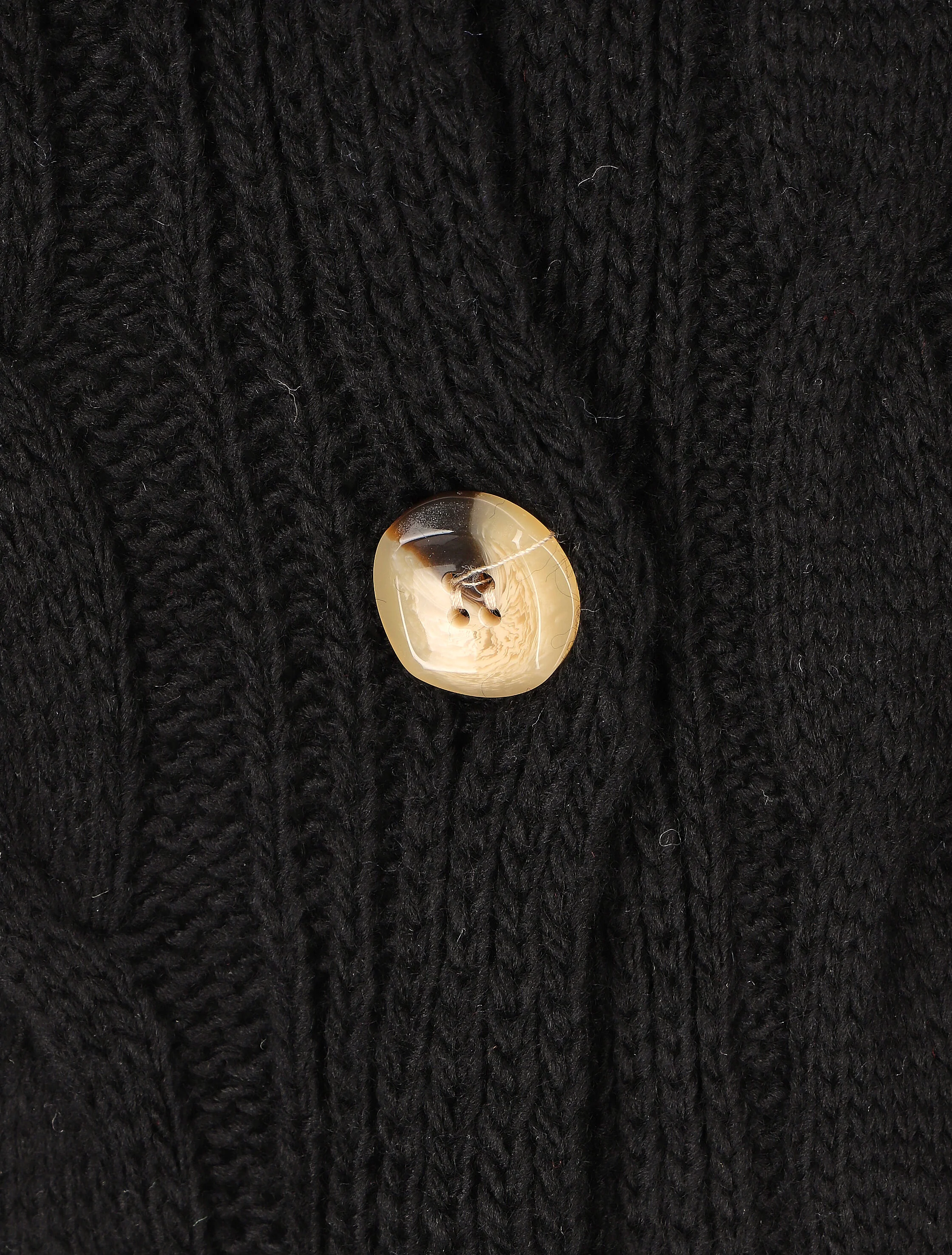 Kort vest met lange mouwen - Zwart - Image 3