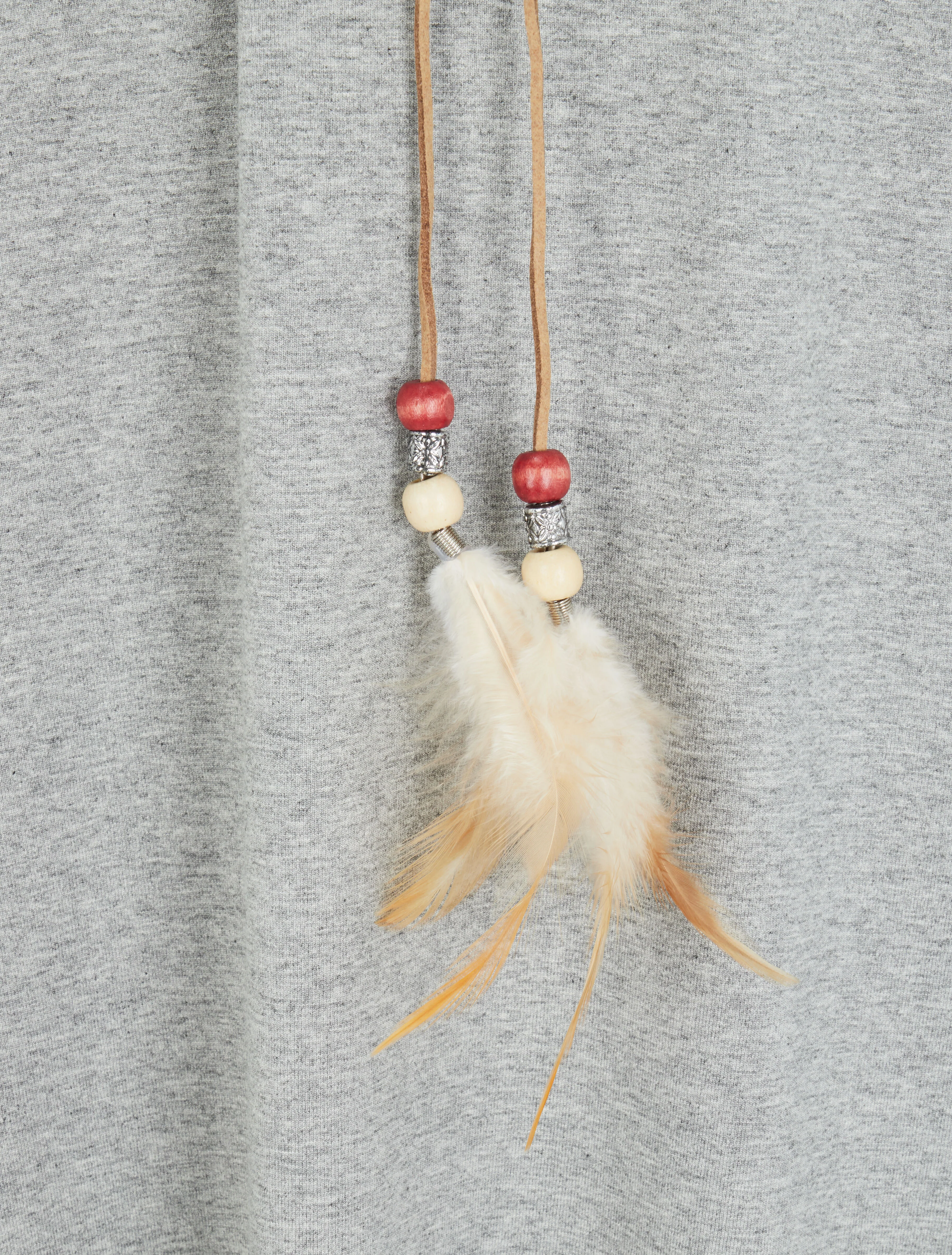 Lange basic mouwloze jurk - Grijs - Image 3