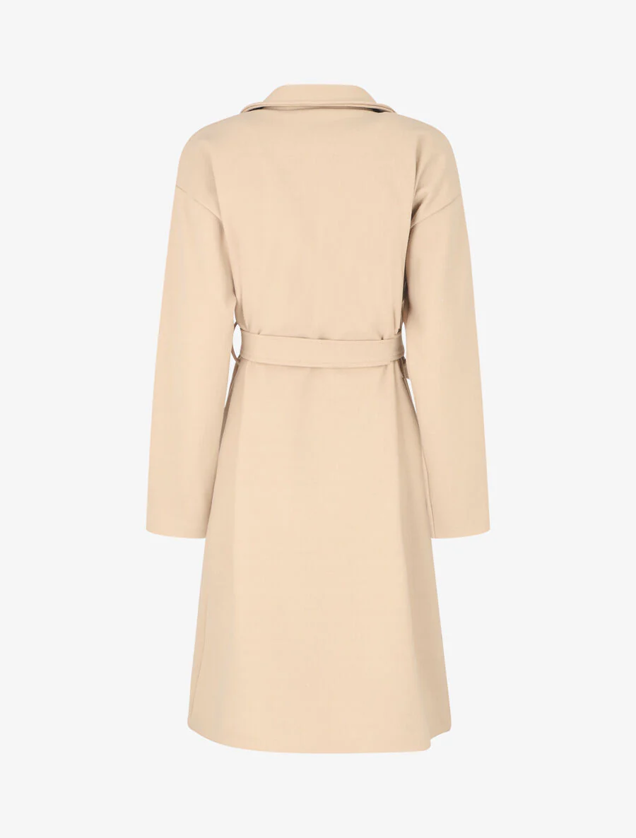Lange oversized jas - Beige - Image 2