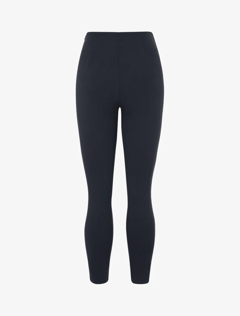 7/8 legging met gespleten randen - Zwart - Image 2