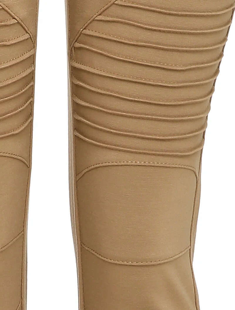 Legging met gestileerde dijbenen - taupe - Image 3